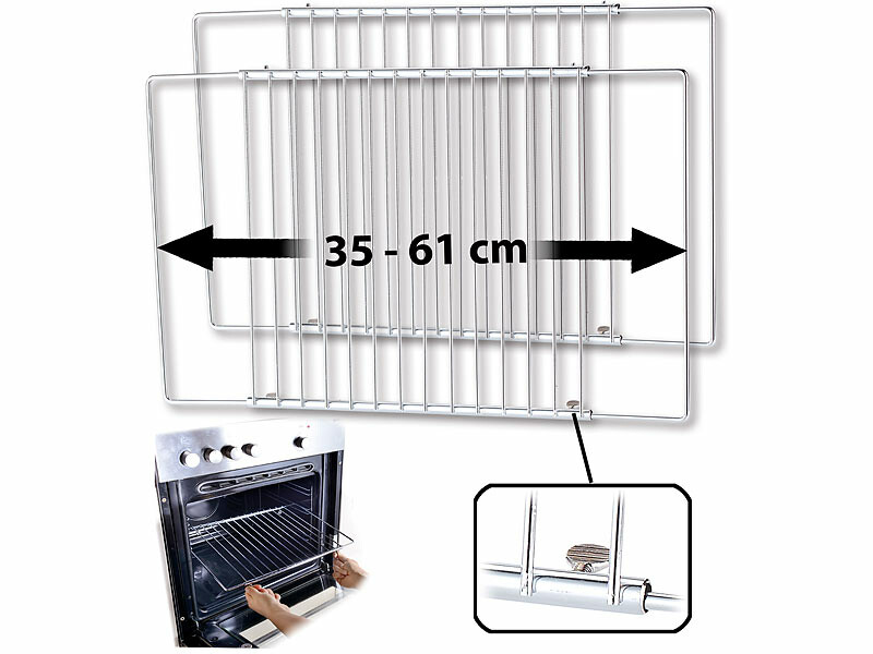 2 grilles de four ajustables Accessoires de cuisson Pearl.fr