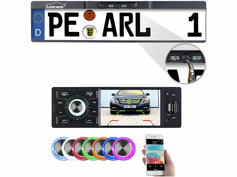 CreaSono : Autoradio bluetooth 1 DIN avec écran couleur CAS-3445.BT -  Autoradio - Achat & prix