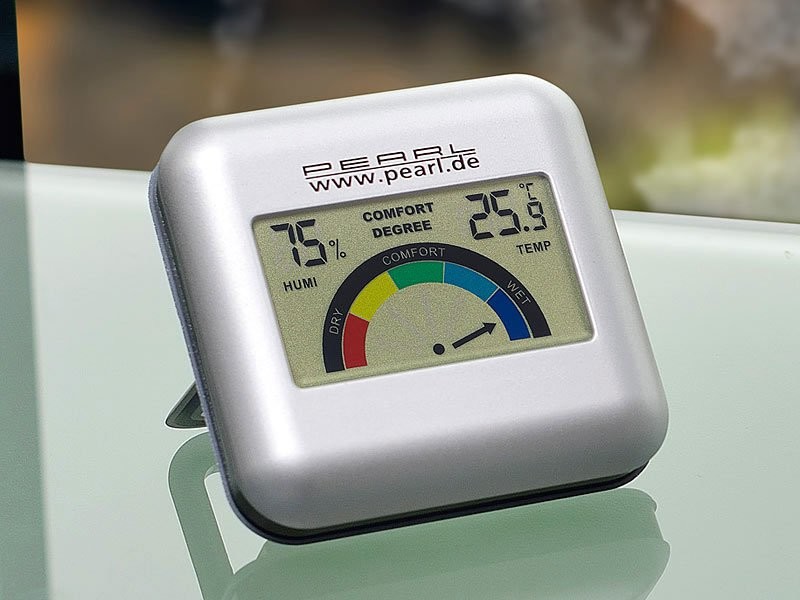 2 Thermomètre numérique Hygrometre Interieur Indicateur D'Humidité