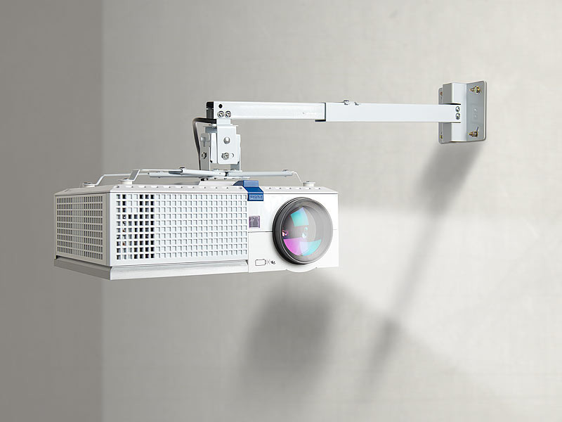 Support fixe pour vidéoprojecteur,attache réglable 7 à 150cm, blanc -  Achat/Vente ORAY SVP004B