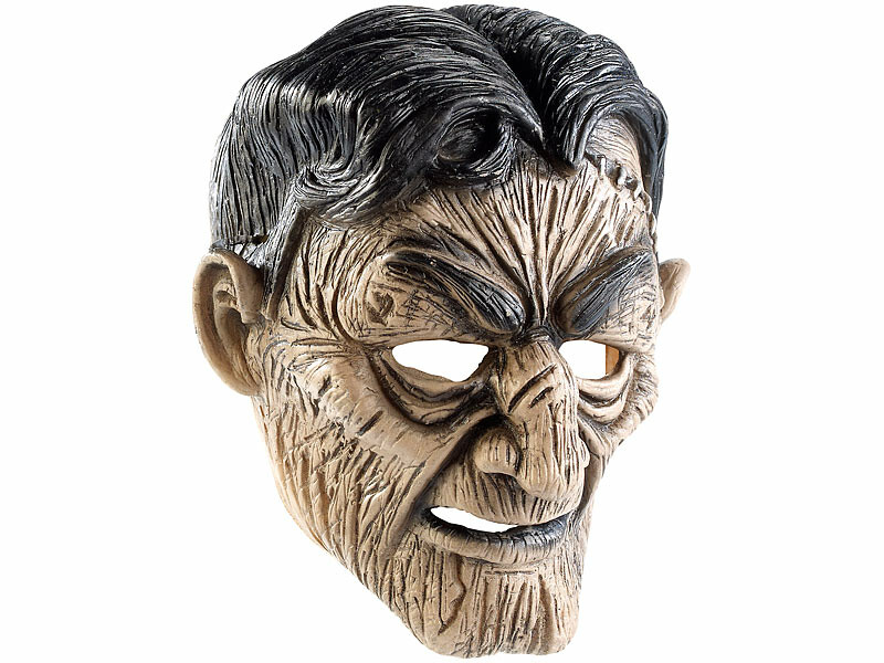 Masque Tête De Zombie En Latex Avec Cheveux - Boland - Pour Halloween, Carnaval Et Soirées Horreur - 1
