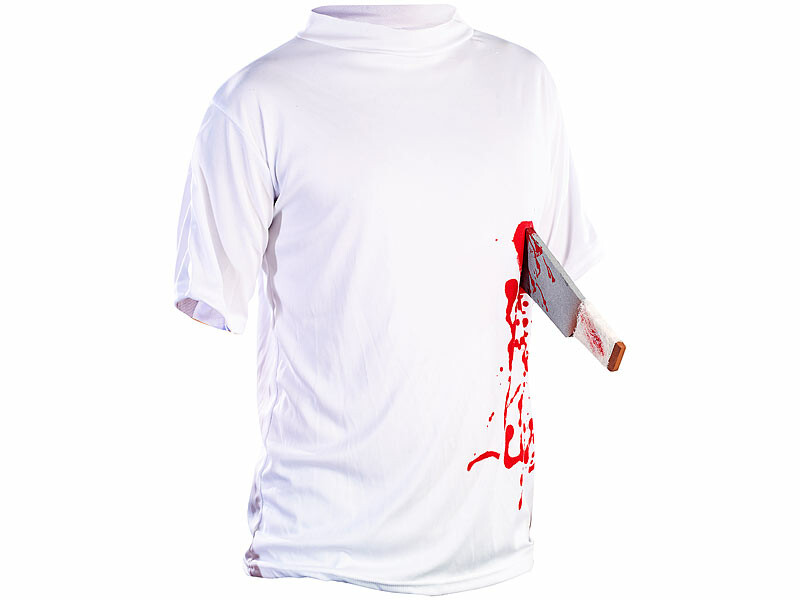 T-shirt Zombie Halloween - Déguisement Effrayant Avec Motifs Sang - Pour Homme Et Femme - Coton Confortable - Taille Adulte