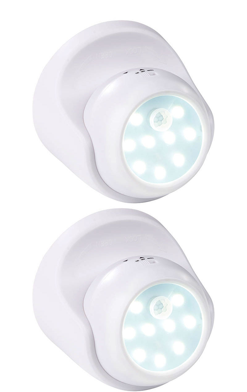 Applique LED sans fil à éclairage automatique WL-300 - Avec batterie - PEARL