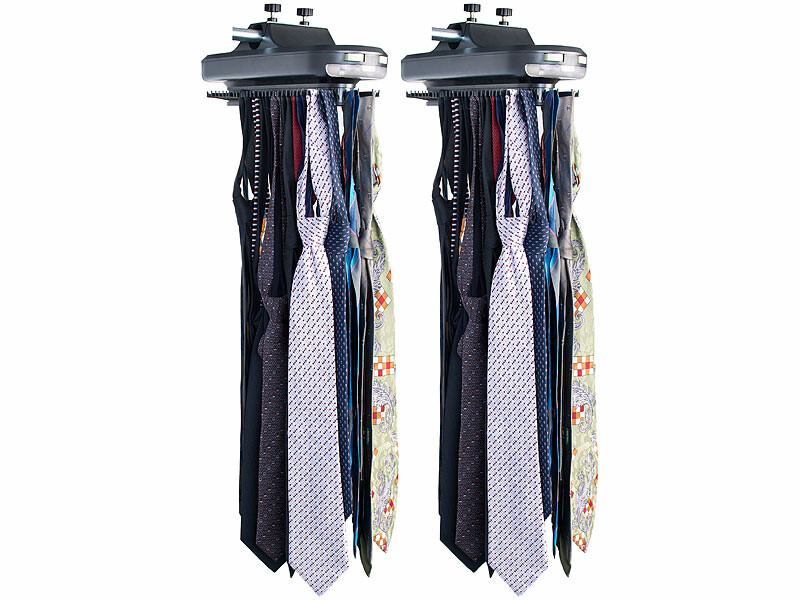 Outlook Design  TIE RACK Porte cravates électriques Tournant et avec lumière led 