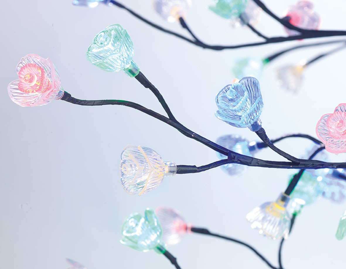 Lumière d'arbre LED en fleur (cerisier), 1.5 pièces, tension avec Base,  branche d'arbre, 480 m, livraison gratuite - AliExpress
