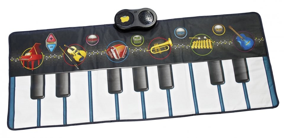 Filles 100 x 36 cm 10 démos Garçons de 1 à 8 Ans Tapis de Jeu Piano Enfants pour Bébés Tapis de Jeu Musical Instrument avec 8 Instruments IWILCS Tapis Musical 