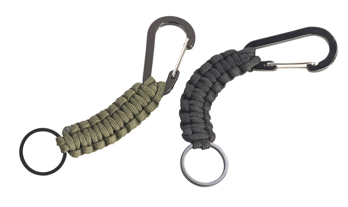 2 porte-clés en paracorde avec mousqueton et corde 1,2 m, Matériel de  survie