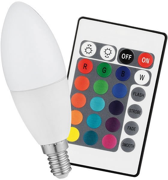Acheter Ampoule bougie à LED COB RVB avec 3W Pearl