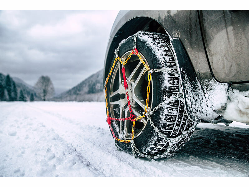 Chaînes de neige universelles en caoutchouc pour voiture, chaînes de neige  pour pneus de voiture, chaînes