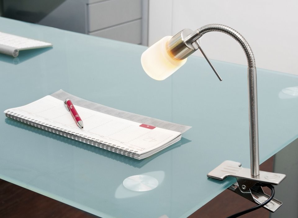 Lampe de bureau à led cob rechargeable avec col de cygne - Achat & prix