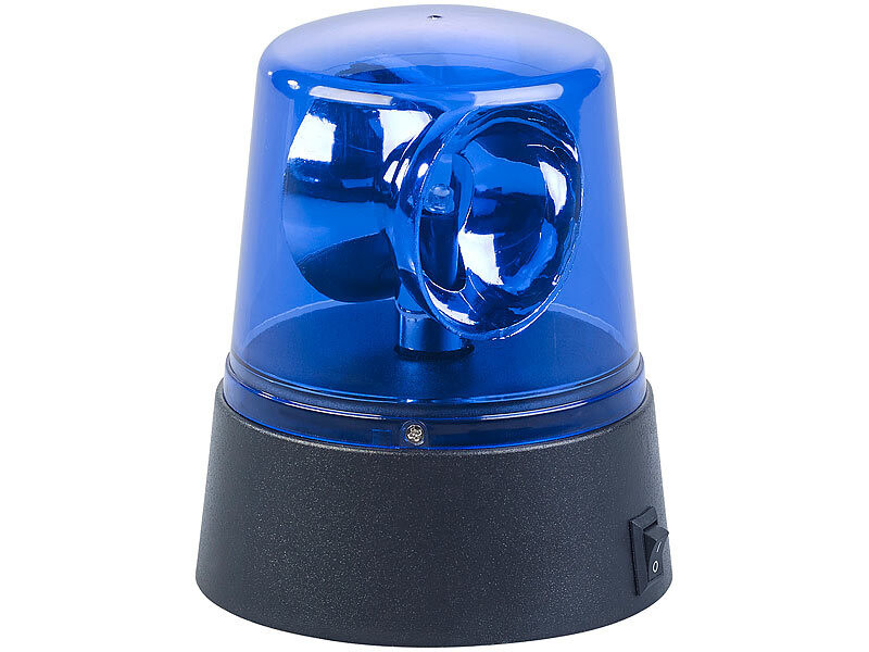 Lampe gyrophare bleu à LED, Accessoires de fête