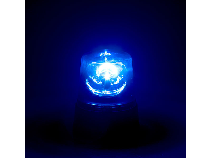 Lampe gyrophare bleu à LED, Accessoires de fête