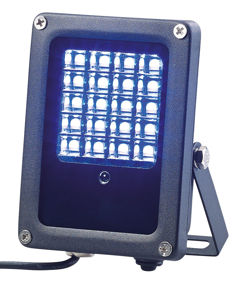 Projecteur LED RVB 10W extérieur avec Panneau solaire Luminea, Projecteurs  LED