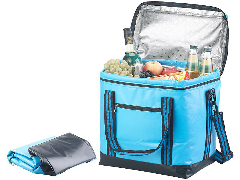 Sac isotherme pliable, petit sac isotherme, sacs à lunch étanches, sac  isotherme avec fermeture éclair, sac de pique-nique adapté (bleu marine)