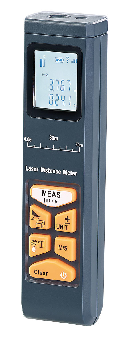 Ruban à mesurer laser, télémètre laser intelligent, intelligent, 30m, écran  Oled, télémètre laser, connexion au téléphone mobile