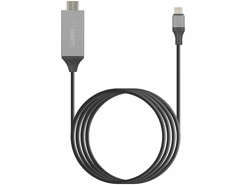 30€35 sur Adaptateur USB-C vers HDMI, VGA, et USB3.1 Noir - Hub USB - Achat  & prix