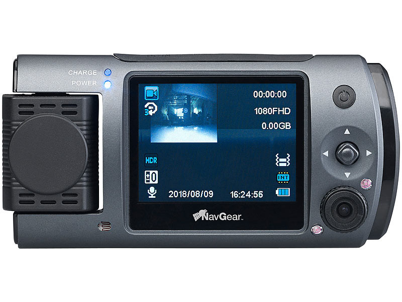 Dashcam camera surveillance voiture 1080P avec écran LCD 7,5cm détecteur de  mouvement