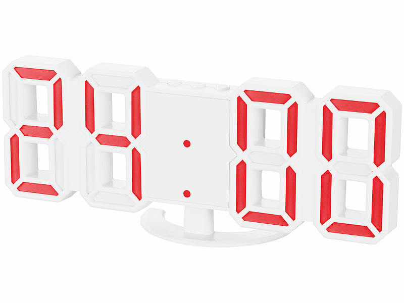 Horloge Digitale pour Voiture, Horloge De Voiture Lumineuse Montre
