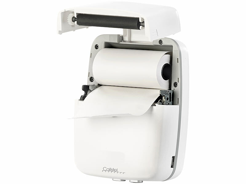 Imprimante photo PeriPage Mini imprimante thermique Bluetooth portable de  58 mm avec 9 rouleaux de papier d'impression - Blanc
