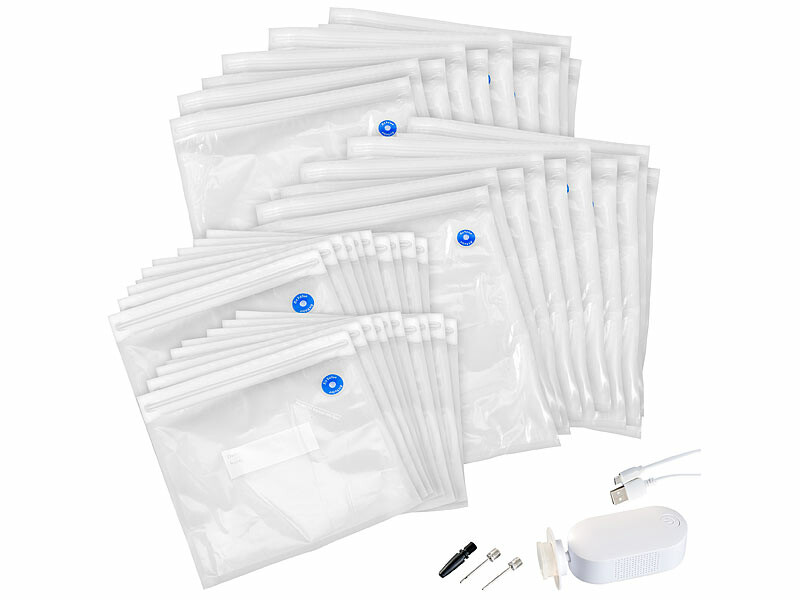 Pompe Électrique à Vide Portable Rechargeable - Pour Sacs De Conservation Sous Vide (Vêtements, Aliments) - Compacte