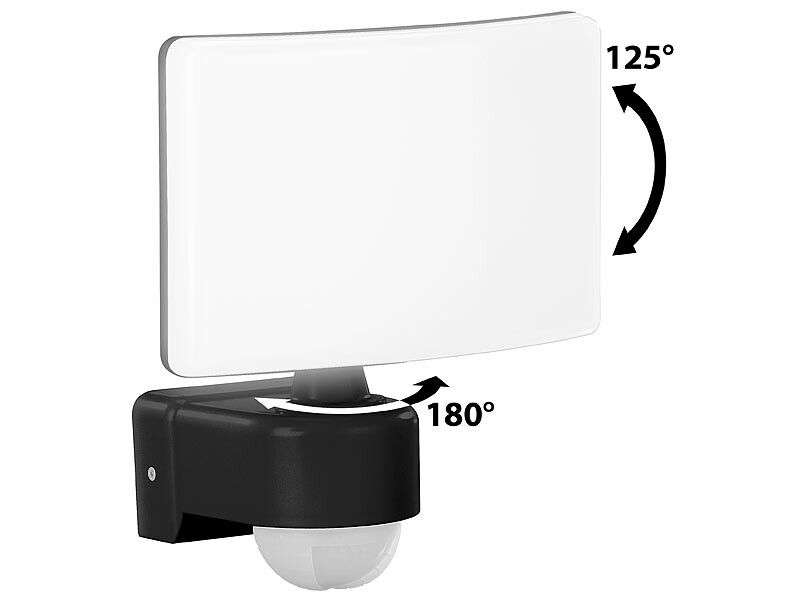 FL2N-LED-230-BL projecteur LED + detecteur de mouvement mural exterieur  blanc BEG