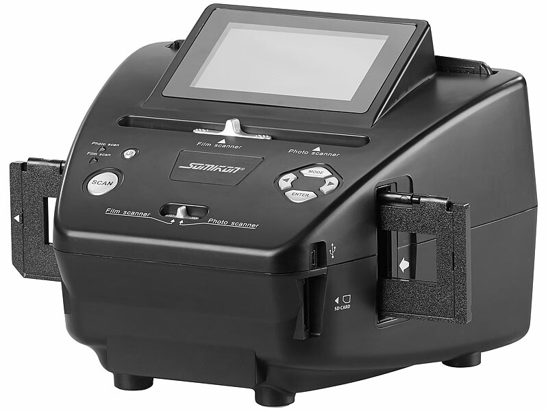 Scanner autonome 16 Mpx / 4920 dpi pour diapositives et négatifs