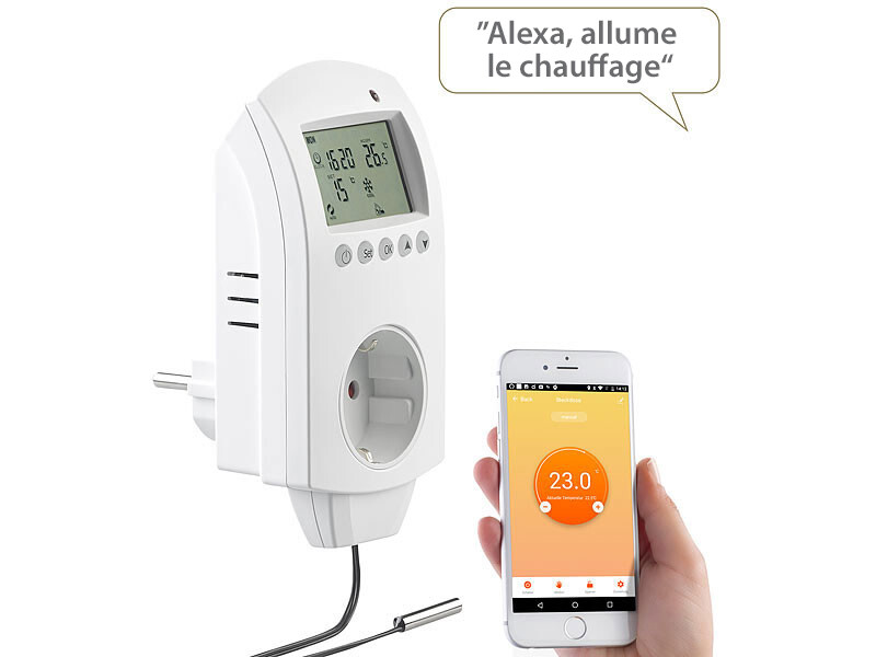 Compatible avec Alexa, ce thermostat connecté régule votre chauffage pour  moins de 20 euros