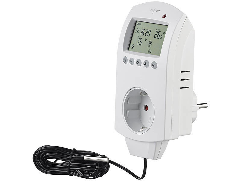 Thermostat numérique connecté pour chauffage, compatible
