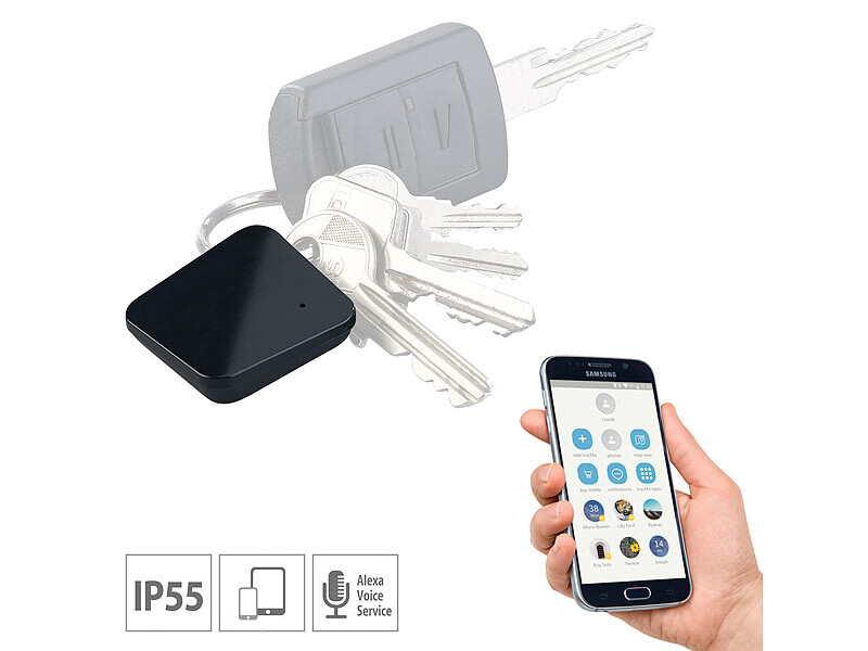 Porte-clés GPS - Bluetooth- Localisateur de téléphone/clé