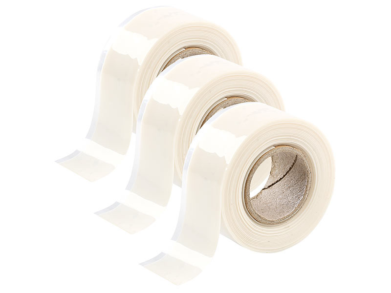 Lot De 50 Scratchs Autocollants Ronds - Diamètre 50 Mm, Double Face Extra Fort, Pour Fixation Sans Perçage