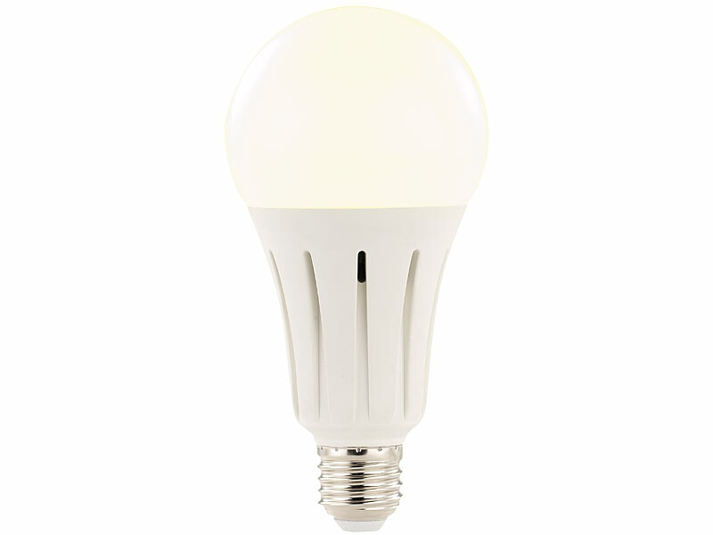 Hellum 206500 Lot de 3 ampoules LED E27 à intensité variable 4,5 W blanc  chaud