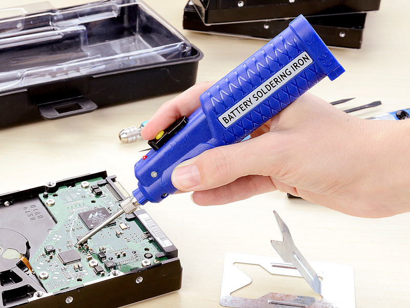 ONEVAN Fer à souder sans fil 80 W - Écran numérique LCD 380-480 °C - Pour bricolage, réparation d'appareils, soudage de fil (2 batteries de 2,0 Ah ONEVAN Fer à souder sans fil 80 W - Écran numérique LCD 380-480 °C - Pour bricolage, réparation d'appareils, soudage de fil (2 batteries de 2,0 Ah