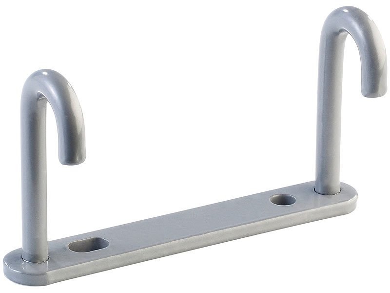 Lot De 6 Supports Muraux Pour Tringle à Rideau – Flexibles Et Pliables – En Fer – Pour Stores Intérieurs/extérieurs