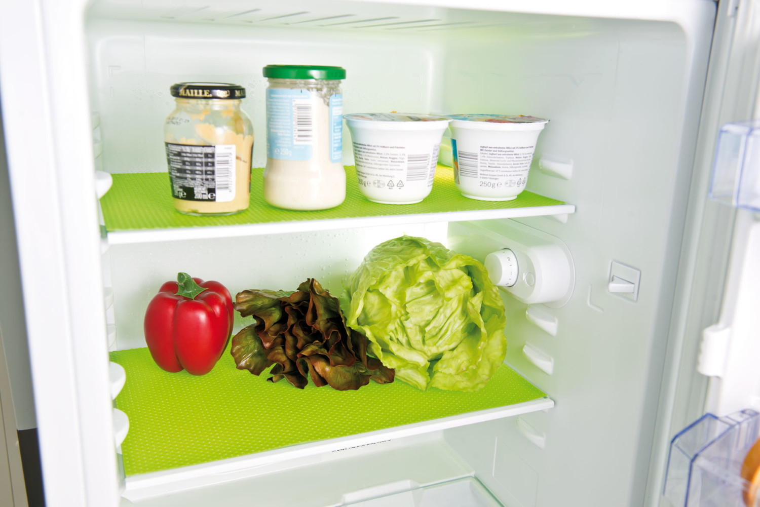 Lot de 8 revêtements de réfrigérateur, lavables et découpables, adaptés à  toutes les tailles de réfrigérateur, accessoires de cuisine pour la maison