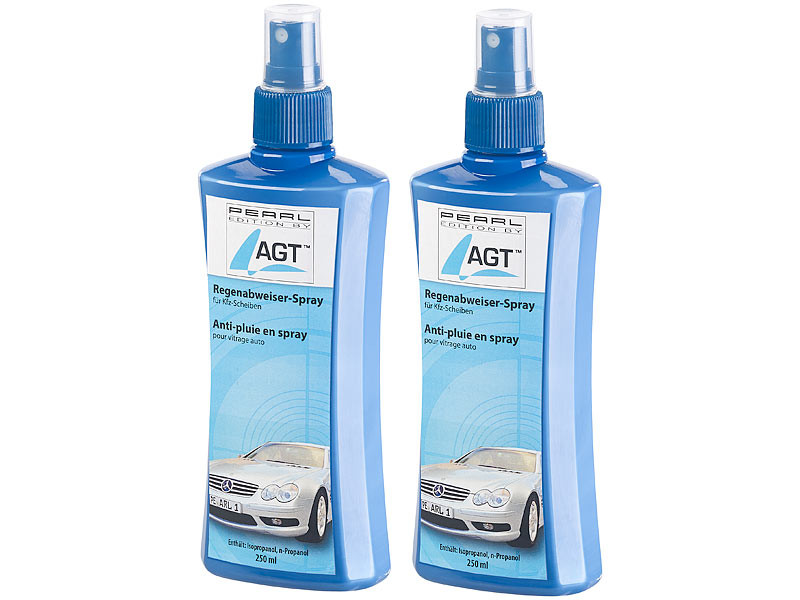 2 sprays anti-pluie pour vitres auto - 250 ml