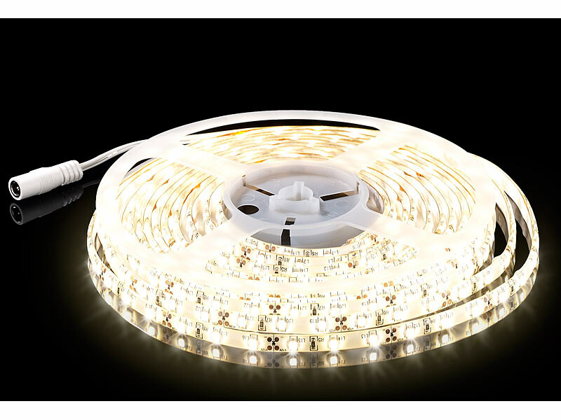 Ruban LED lumière unicolore pour secteur 230V, 3m, étanche IP65, Réglettes  et rubans LED