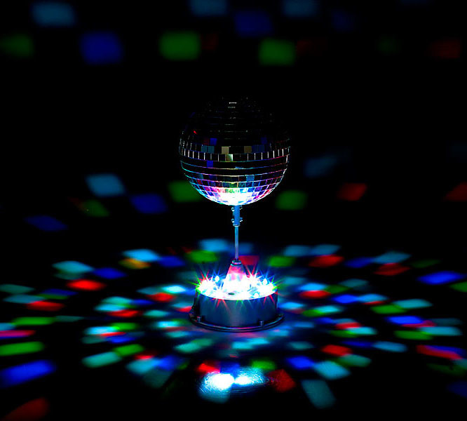 Boule Disco Lumineuse Rotative - Lumière Boule Disco,Party Lights
