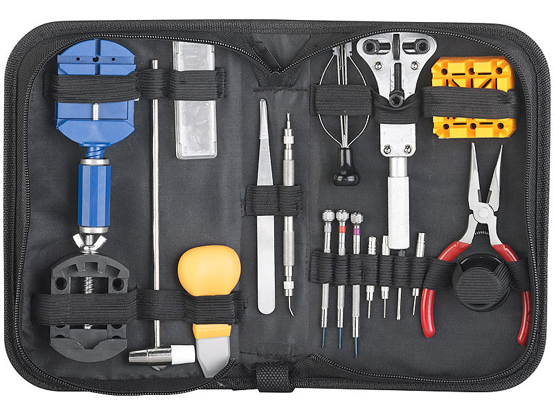 Kit de19 outils d'horloger, Outils et accessoires