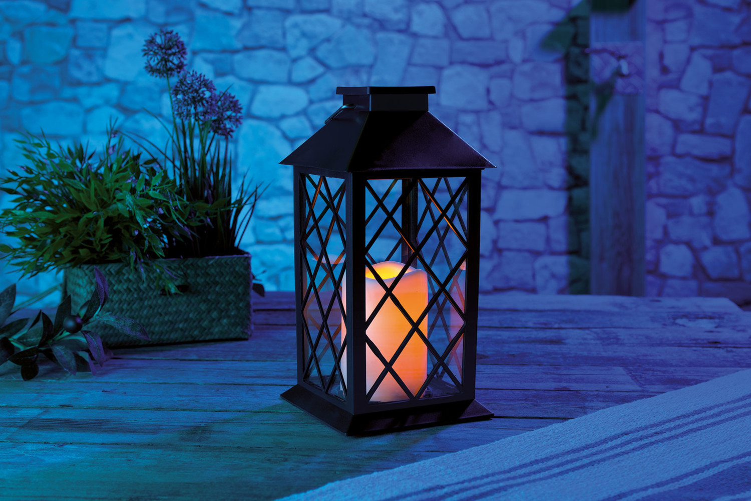 Lampe solaire bougie Candle Light, lampe solaire jardin
