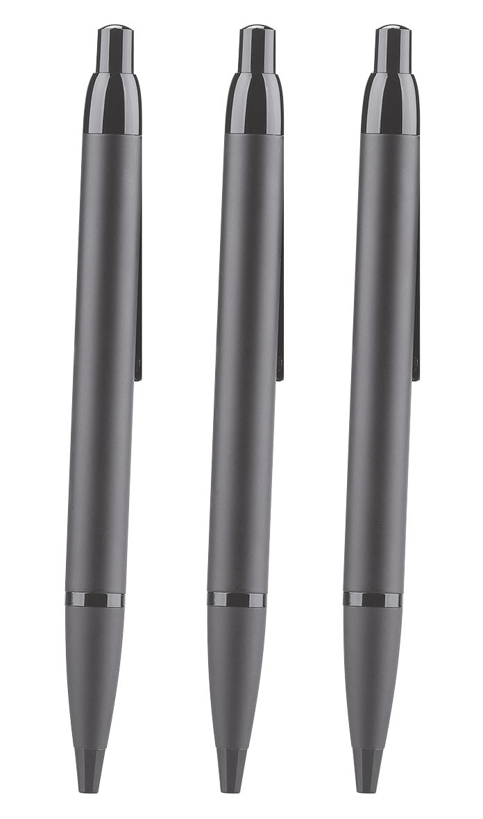 Gullor Lot de 6 stylos à bille en métal avec liquide dynamique