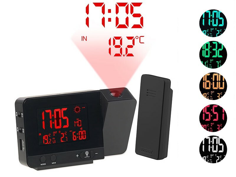 Réveil projecteur heure et température digital – Mes Réveils : La boutique  N°1 en réveils.