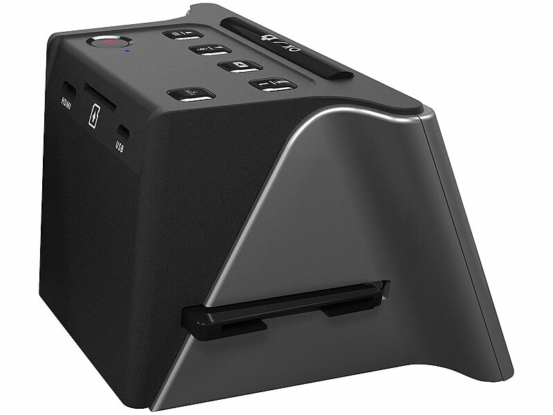 Somikon Scanner autonome pour photos diapositives et négatifs avec capteur 14 Mpx et écran LCD SD-1600