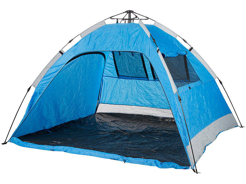 TD® Tente de plage escamotable Protection UV 4 ou 5 personnes Tente de  plage portable extérieure auvent automatique - Cdiscount Sport