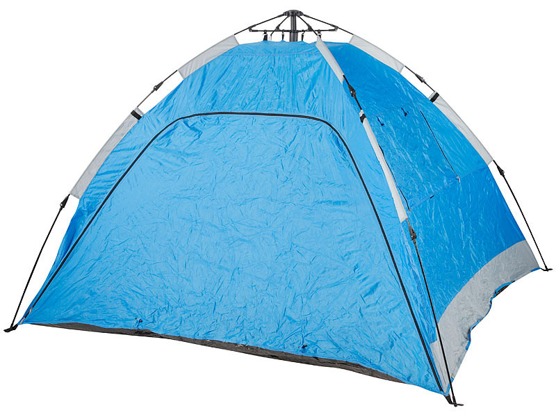 Tente de Plage Anti UV Pop Up 230 cm x 130 cm x 105 cm Bleu + 1 Sac de  transport - Maison Futée