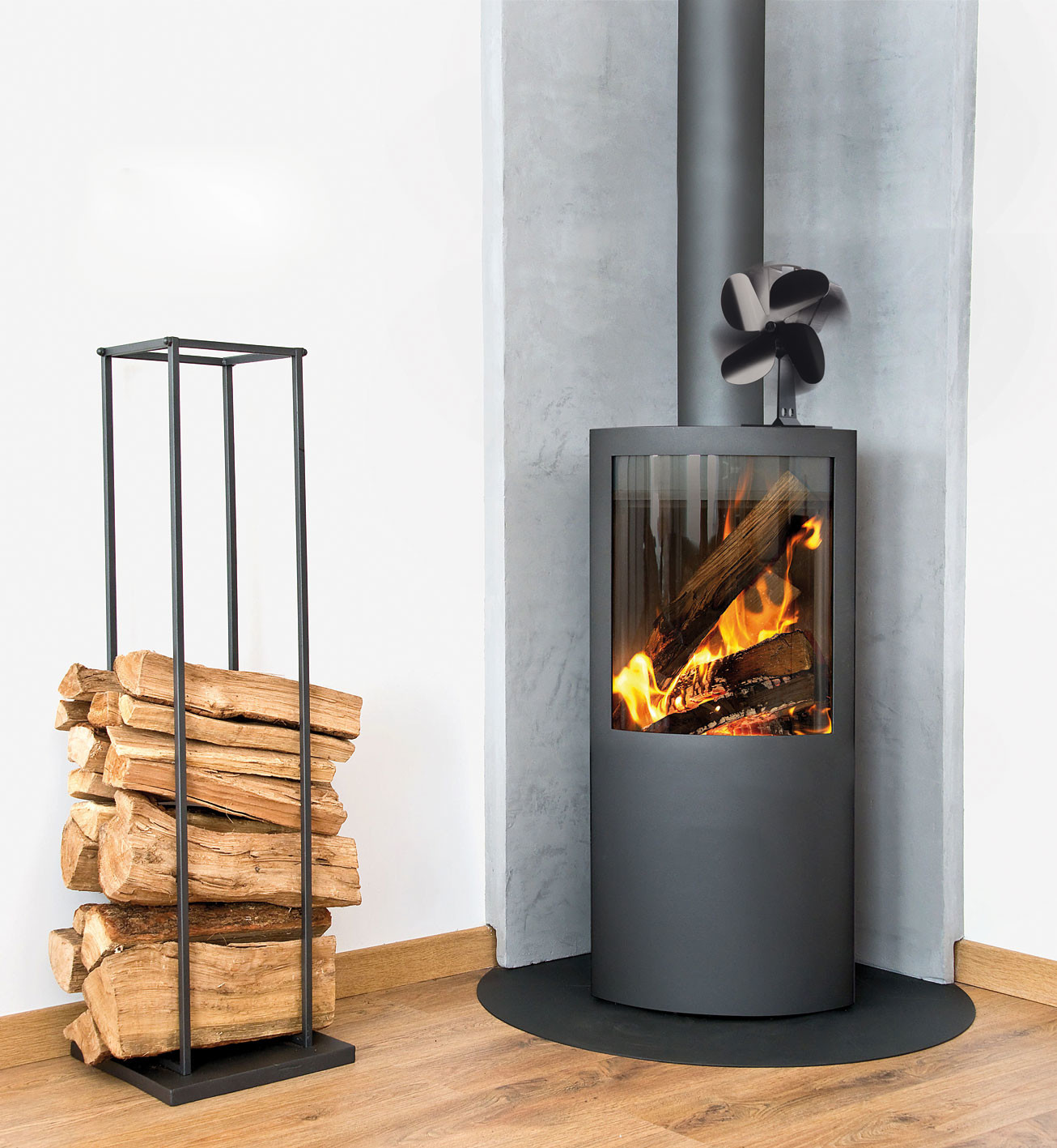 Réchauffez l'atmosphère avec ce ventilateur pour poêle à bois qui fait  flamber les prix
