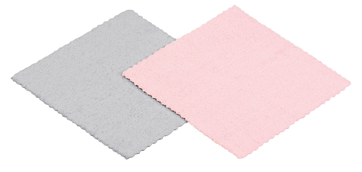 10 serviettes démaquillantes en microfibres - Blanches, Soin du corps