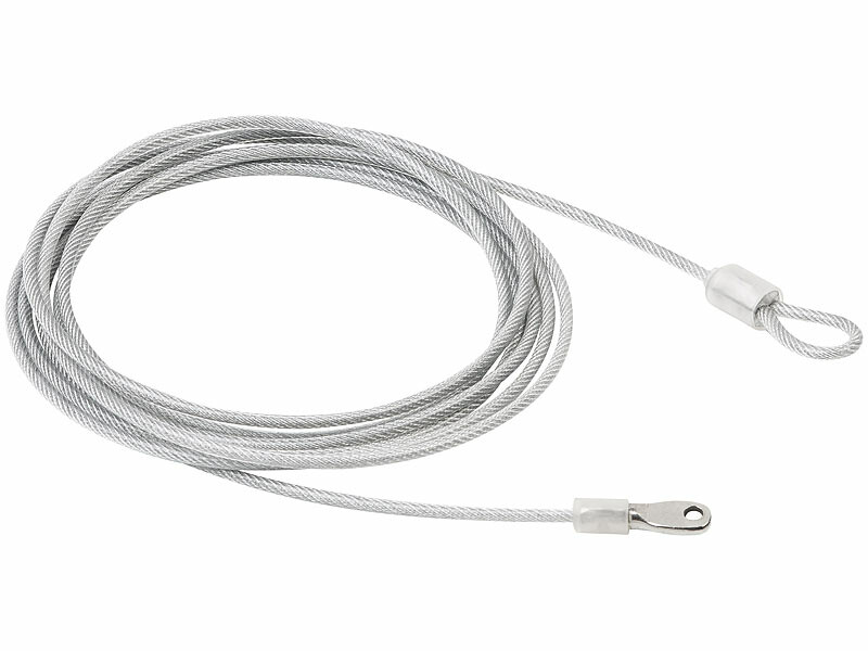 Antivol à câble avec cadenas - 6 mm - longueur 1,80 m - Twisty FTH THIRARD