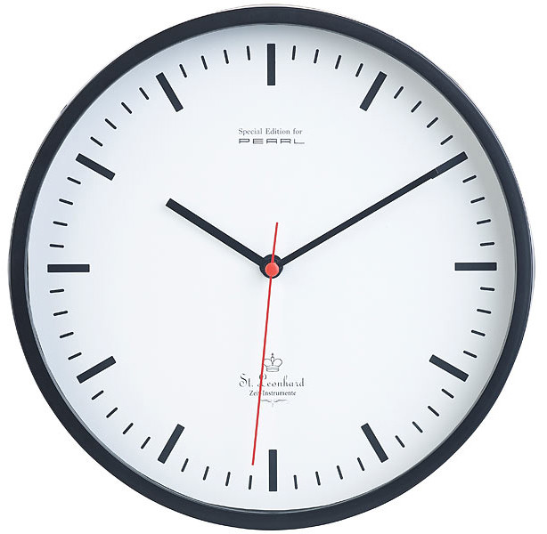 Grande Horloge ronde à Aiguilles style Horloge de Gare St. Leonhard, Horloges