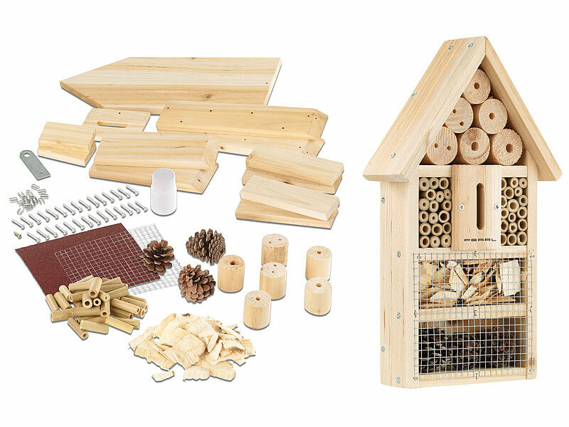 Hôtel à insectes en kit : Kit pédagogique en matériau naturel