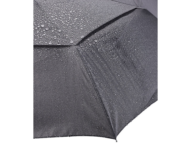 Parapluie Tempête Carlo Milano – Résiste à 140 Km/h, Revêtement Téflon, Séchage Rapide, Compact